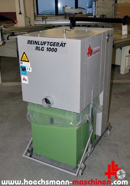 Reinluft Absaugung RLG 1000, gebrauchte Holzbearbeitungsmaschinen Neumaschinen Hessen Höchsmann Langen