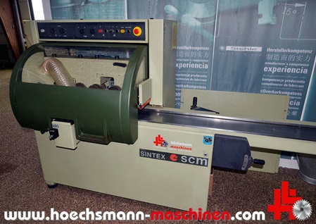 SCM Vierseitenhobelmaschine Sintex gebrauchte Holzbearbeitungsmaschinen Neumaschinen Hessen Höchsmann Langen